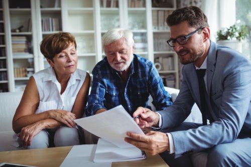 Christian investors meeting with a Biblically Responsible financial advisor